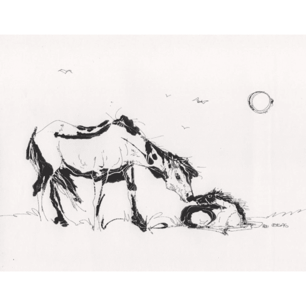 Horse Print D